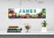 Chuggington - Personalized Poster with Your Name, Birthday Banner, Custom Wall Décor, Wall Art product 1